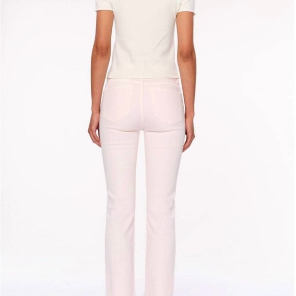 DL1961 Mara Straight Mid Rise Instasculpt Ankle Primrose - Picture 2 of 5